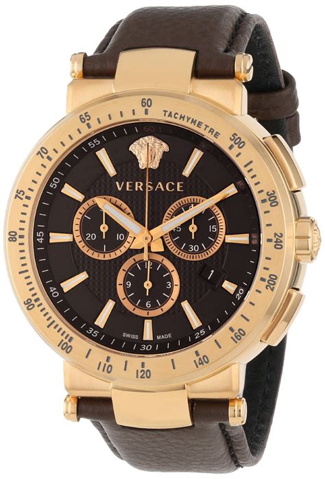 versace - mystique chrono 46mm|Versace men's watch.